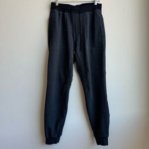 Lululemon At Ease Jogger Heathered Gray Black M5642S Size Medium 30” Inseam